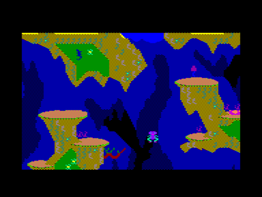 Roland In The Caves screenshot 2 for Amstrad CPC